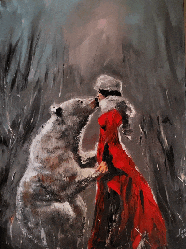 ArteDiAlina.com painting: The Power of Good Bye
